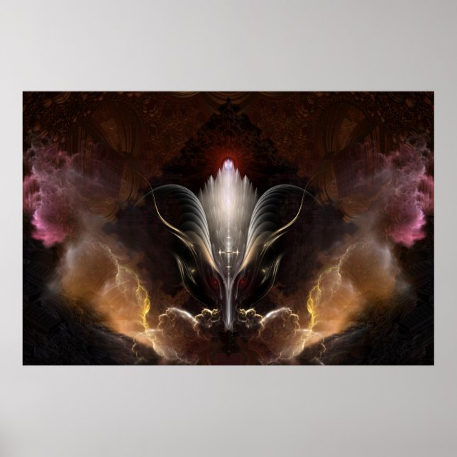 The Renidron Fractal Art Wall Poster (Front)