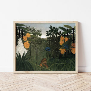 The Repast of the Lion Henri Rousseau Poster
