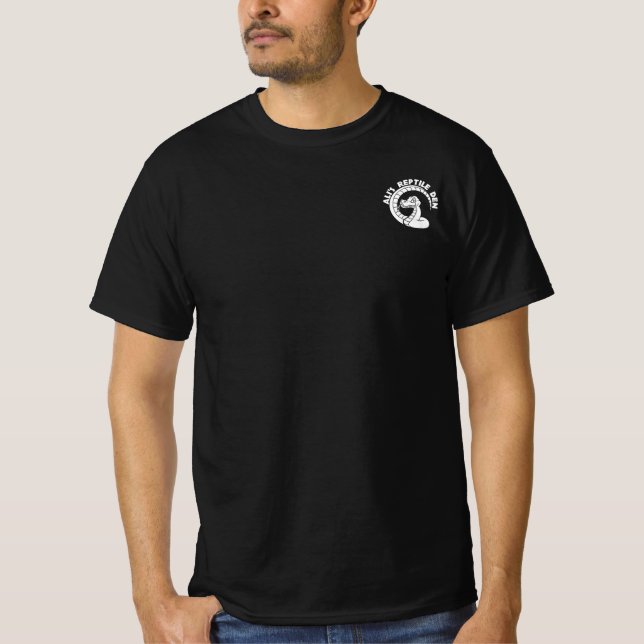 The Reptile Den "Painted Python" T-Shirt (Front)