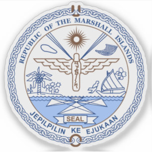 The Republic of the Marshall Islands coat of arms