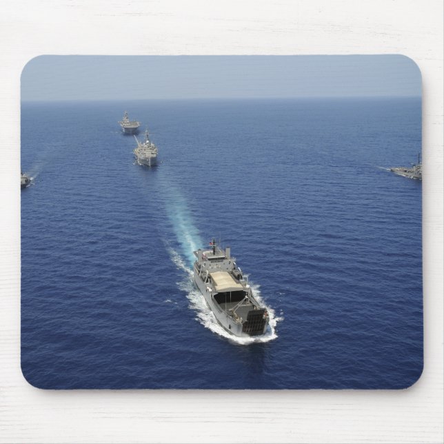 The Republic of the Philippines Navy ships Mouse Pad (Front)