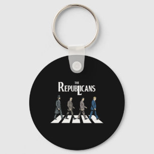 The Republicans Trump Reagan Roosevelt Lincoln Pre Key Ring