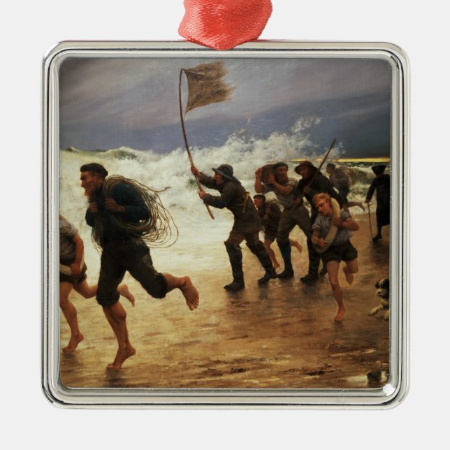The Rescue Metal Tree Decoration (Front)