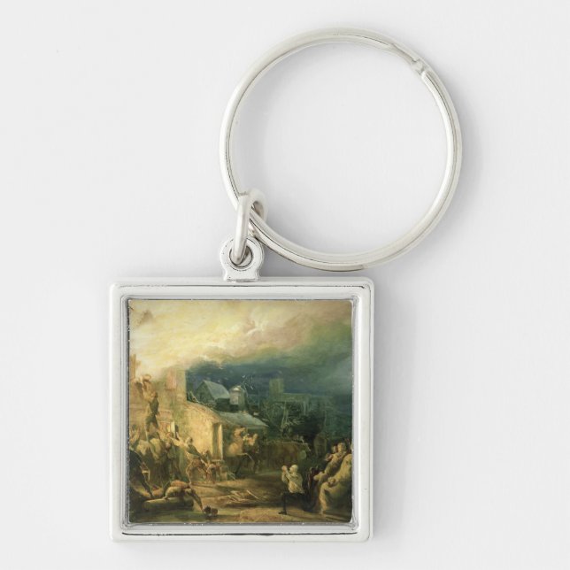 The Rescue of John Wesley Key Ring (Front)