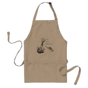 The Rescue Team (Sloth, Dinosaur) Adult Apron