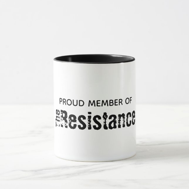 The Resistance Black 11 oz Combo Mug (Center)