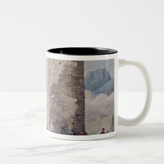 The Resistance of Forty Greek Rebels Two-Tone Coffee Mug (Right)