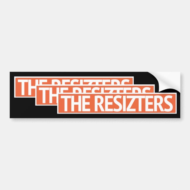 The RESIZTERS - Bumper Sticker (Front)