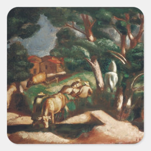 The Rest in the Country, 1925 Square Sticker