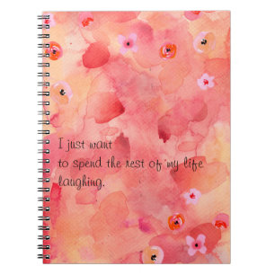 The Rest of My Life Laughing Notebook (80 Pgs B&W)