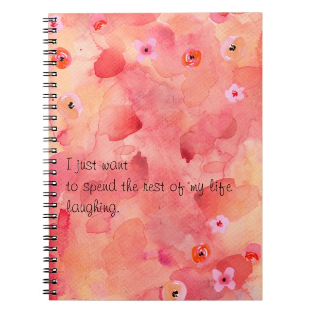 The Rest of My Life Laughing Notebook (80 Pgs B&W) (Front)