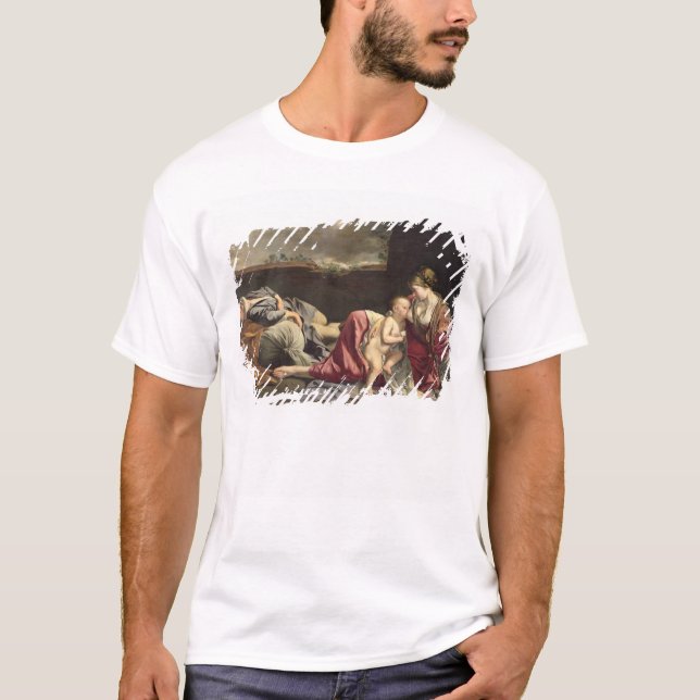 The Rest on the Flight into Egypt, 1628 T-Shirt (Front)