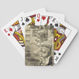 The Rest Room near the Baths at Shemakha, on the S Playing Cards