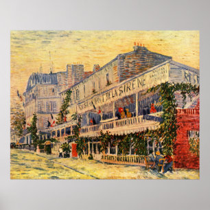 The Restaurant de la Sirene van Gogh Poster