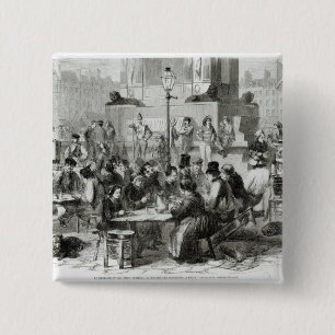 The Restaurant of wet feet 15 Cm Square Badge