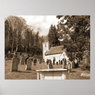 The Resting Place Churchyard Scotland Poster