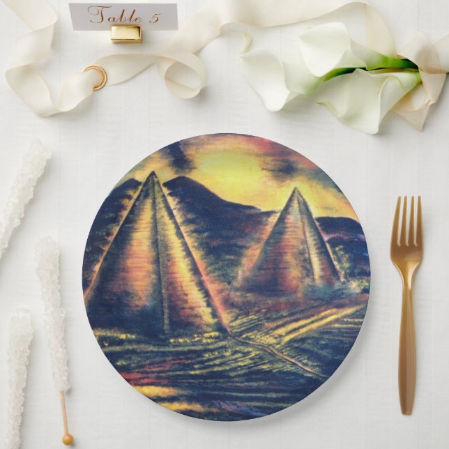 The Resting Place Paper Plate (Wedding)