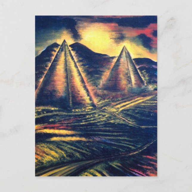 The Resting Place, Pyramids Postcard (Front)