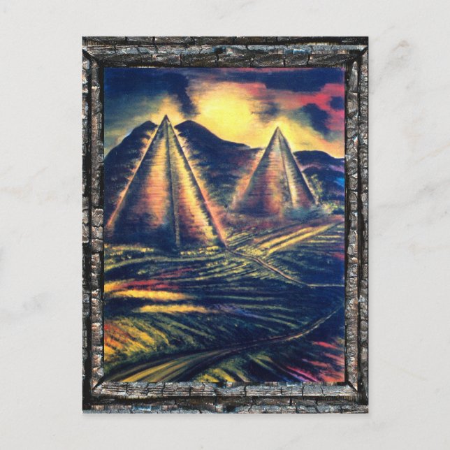 The Resting Place, Pyramids Postcard (Front)