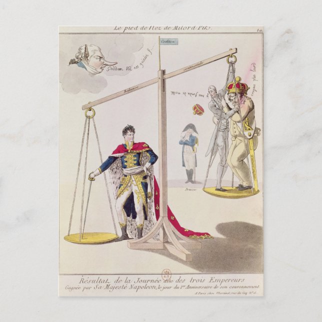 The Result of the Day of the Three Emperors Postcard (Front)