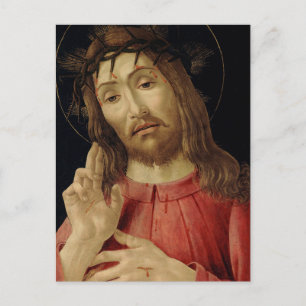 The Resurrected Christ by Sandro Botticelli Postcard