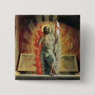 The Resurrection 15 Cm Square Badge