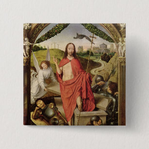 The Resurrection 15 Cm Square Badge