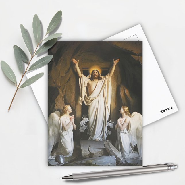 The Resurrection by Carl Bloch, Religious Art Postcard (Creator Uploaded)