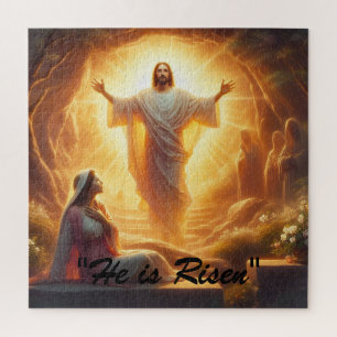 The Resurrection Light: Jesus Christ Rises Jigsaw Puzzle
