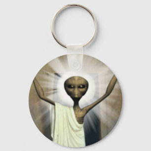 The Resurrection Of Alien Jesus Key Ring