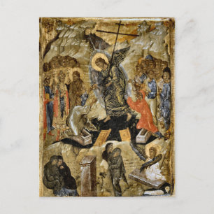 The Resurrection of Christ Byzantine Orthodox Icon Postcard
