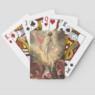 The Resurrection of Christ (oil on canvas) Playing Cards