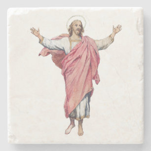 The Resurrection of Christ Sacred Masterpiece Stone Coaster