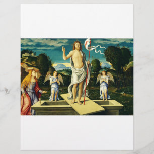 The Resurrection of Jesus by Girolamo da Santacroc Flyer