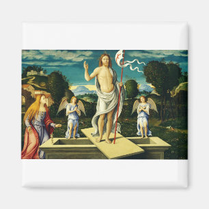 The Resurrection of Jesus by Girolamo da Santacroc Magnet