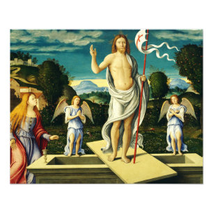 The Resurrection of Jesus by Girolamo da Santacroc Photo Print
