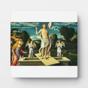 The Resurrection of Jesus by Girolamo da Santacroc Plaque