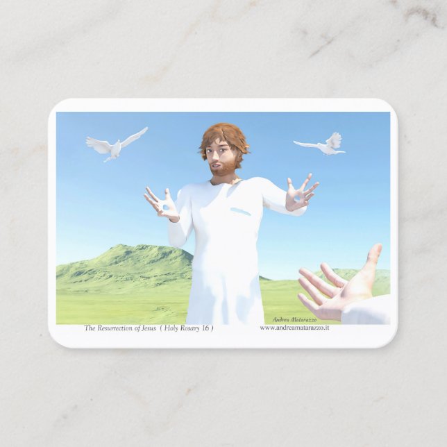 The Resurrection of Jesus Calling Card (Front)