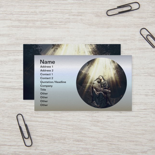 The Resurrection of Jesus Christ Business Card (Front/Back In Situ)