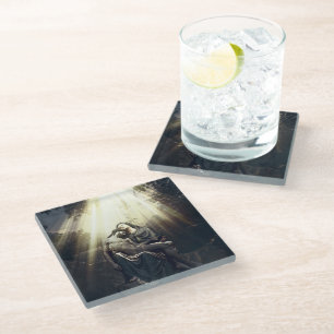 The Resurrection of Jesus Christ Glass Coaster