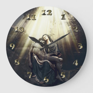 The Resurrection of Jesus Christ Large Clock