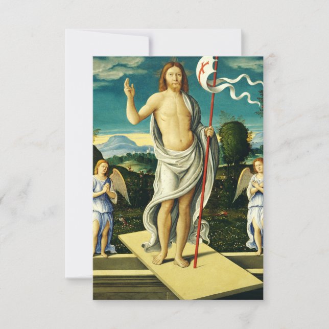 The Resurrection of Jesus Holy Card (Front)