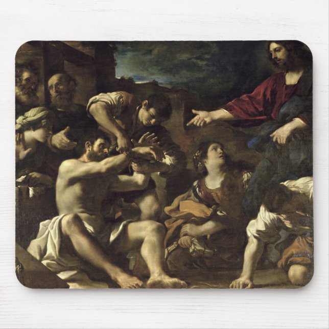 The Resurrection of Lazarus, c.1619 Mouse Pad (Front)