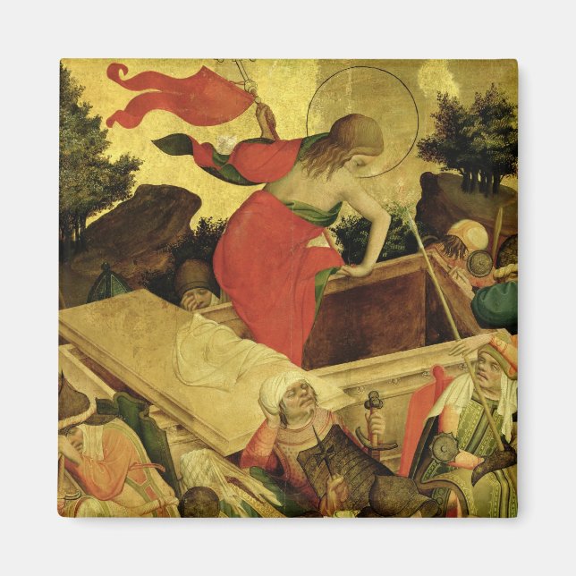 The Resurrection, panel from St. Thomas Altar Magnet (Front)