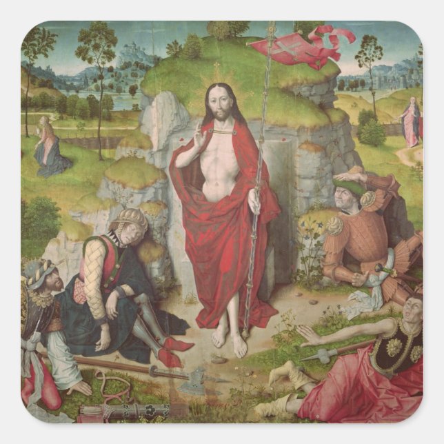 The Resurrection Square Sticker (Front)