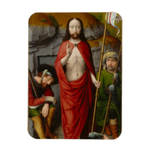 The Resurrection, with the Pilgrims of Emmaus Magnet