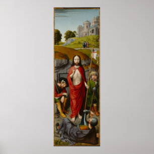 The Resurrection, with the Pilgrims of Emmaus Poster