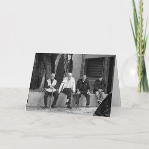 The Retired Sicilian Men Blank Card