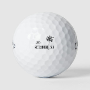 'The Retirement Era' Retirement Party Favour Gift  Golf Balls