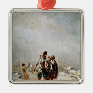 The Retreat from Russia Metal Ornament